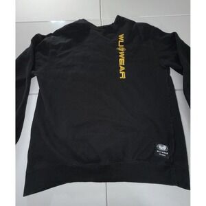Vintage OG 1995 Wu Wear Wu Tang Clan Crewneck Pullover Black Sweatshirt Size M